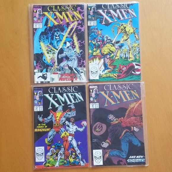 1980s Marvel Comics (Lot of 4) Classic X Men ****